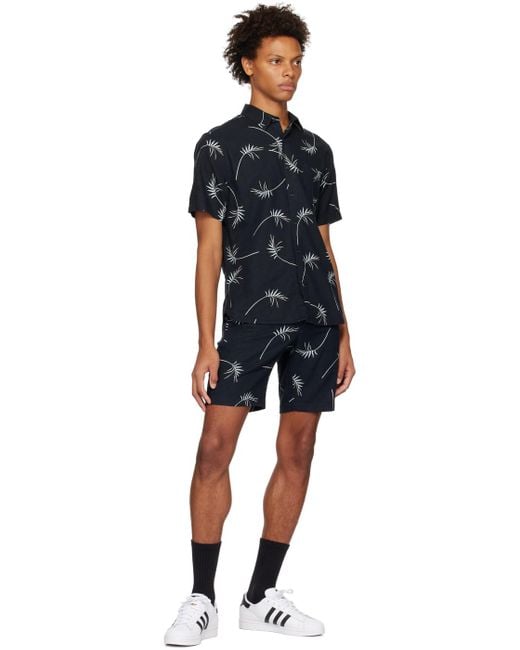 Vince Blue Navy Griffith Shorts for men