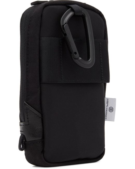 Master Piece Black Potential Mobile Pouch for men