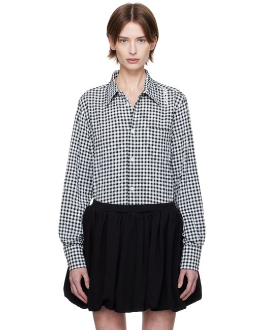 Marni ブラック＆ホワイト クラシック シャツ Black