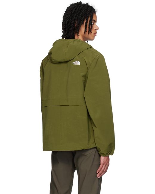 The North Face Green Khaki Easy Wind Jacket for men
