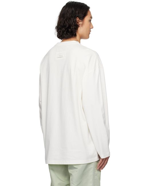 メンズ Feng Chen Wang ホワイト 2In1 オーバーサイズ Tシャツ White