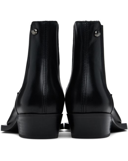 DIESEL Black D-Tona Chelsea Boots for men
