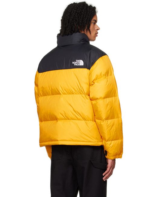 The North Face Orange Yellow & Black 1996 Retro Nuptse Down Jacket for men