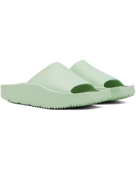 Mint green shop nike slides