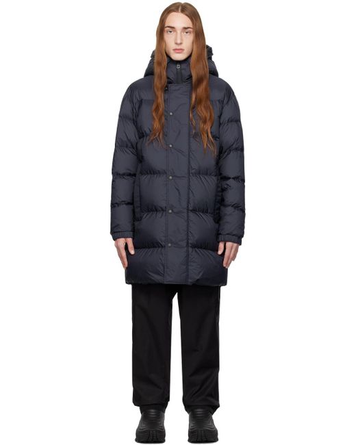 Moncler Black Navy Alagon Down Jacket for men