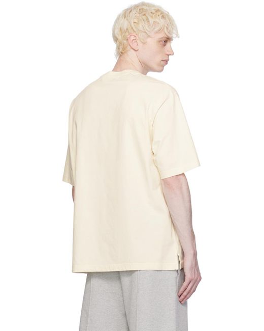 Ambush Natural Off-white Emblem T-shirt for men