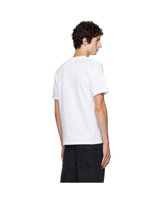 A Bathing Ape White Ape Ghost One Point T-Shirt for men