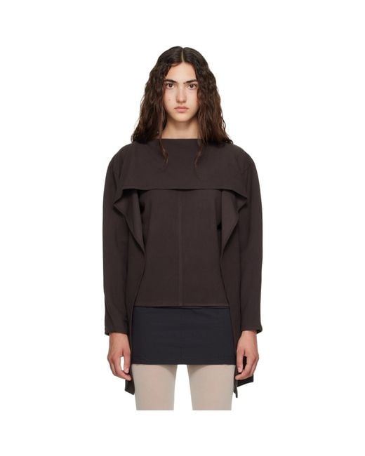Belle Anna Black Stream Top
