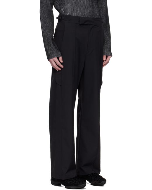 A.A.Spectrum光谱 Black Dapper Cargo Pants for men