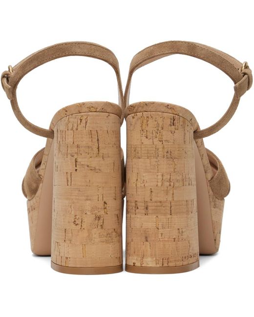 Bebe cork heels best sale