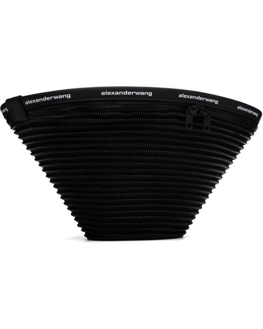 Alexander Wang Black Disc Zipper Small Tote