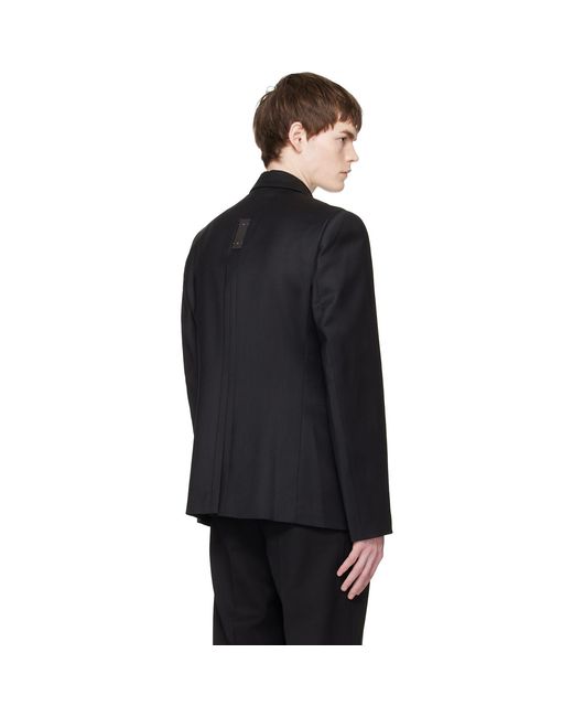 HELIOT EMIL Black Derby Blazer for men