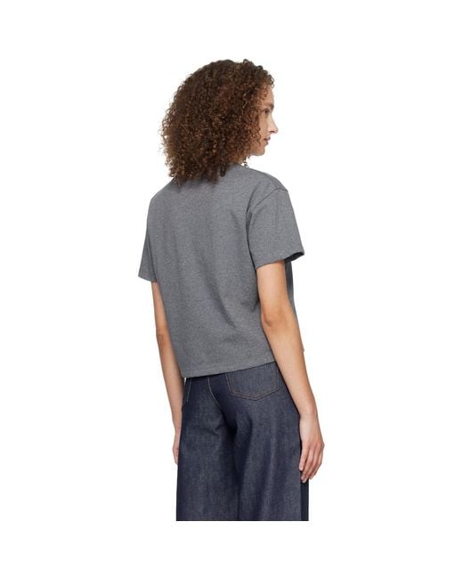 A.P.C. Black Boxy Petit 'Vpc' T-Shirt