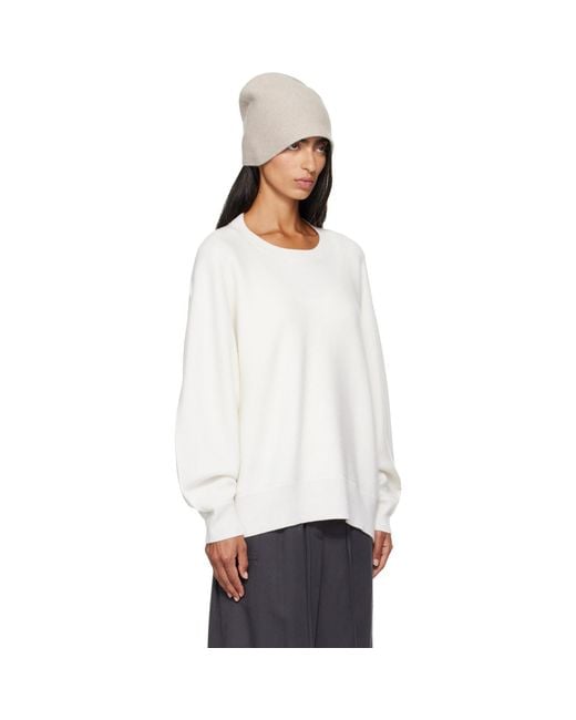 Lisa Yang White Haily Sweater