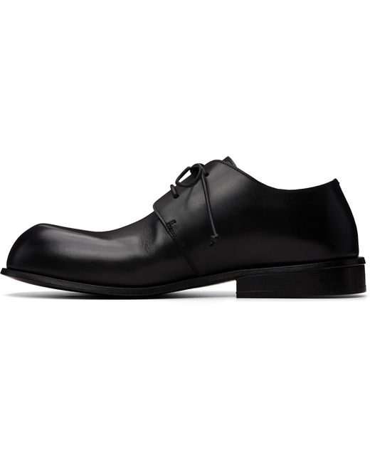 Marsèll Black Muso Leather Oxfords for men