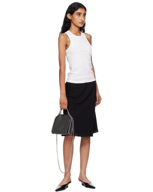 Mini Sac Noir À Chaine Falabella Et À Œillets Stella McCartney en coloris Black