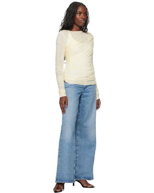 Agolde Blue Clara Jeans