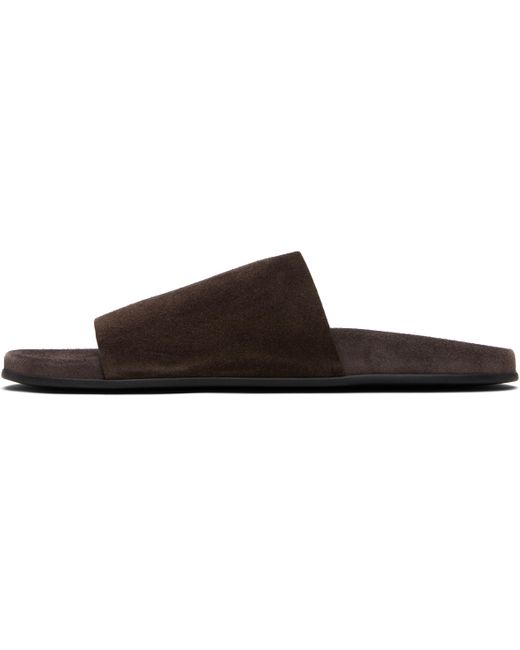 The Row Black Hugh Slides