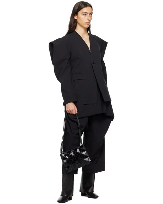 Issey Miyake Black Canopy Trousers