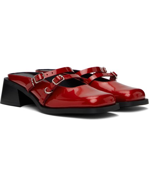 Justine Clenquet Black Andie Mules