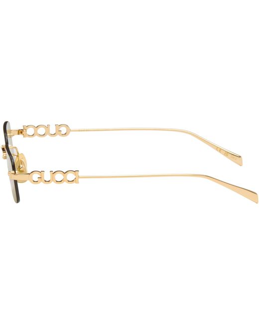 Gucci Multicolor Rectangular Frame Sunglasses