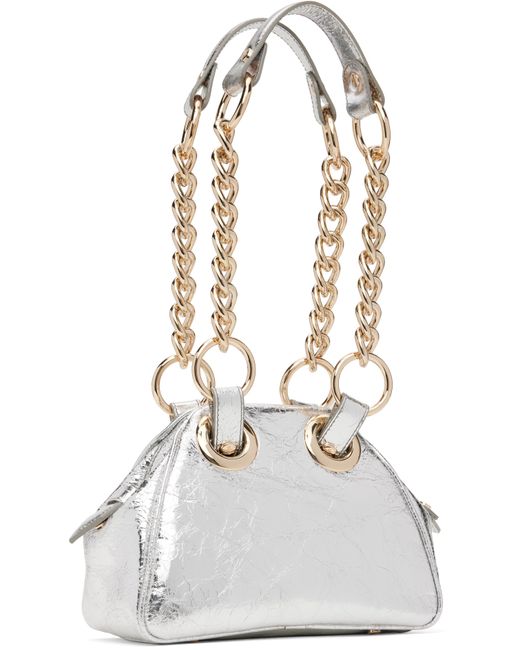 Vivienne Westwood シルバー Archive Chain バッグ White