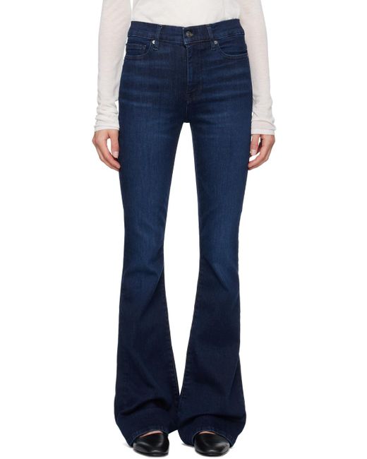 FRAME Blue 'Le High Flare' Jeans