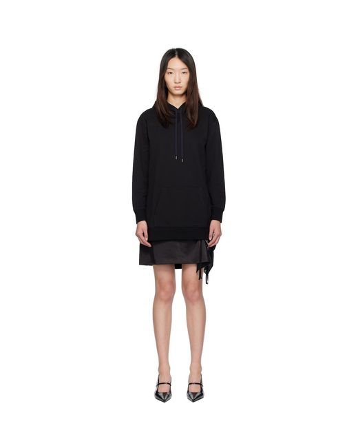 3.1 Phillip Lim Black Combo Hoodie & Minidress Set