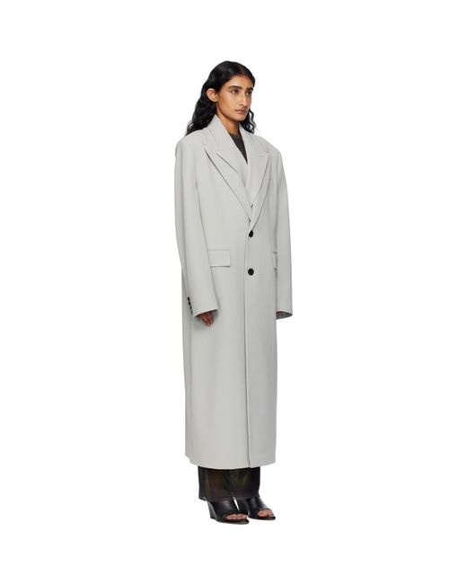 Jean Paul Gaultier Black Double Layer Body Detail Coat