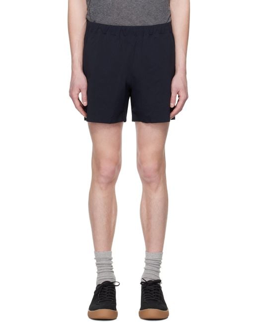Veilance Blue Argand Shorts for men
