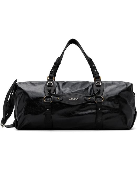 Isabel Marant Black Tilpa Weekender Duffle Bag