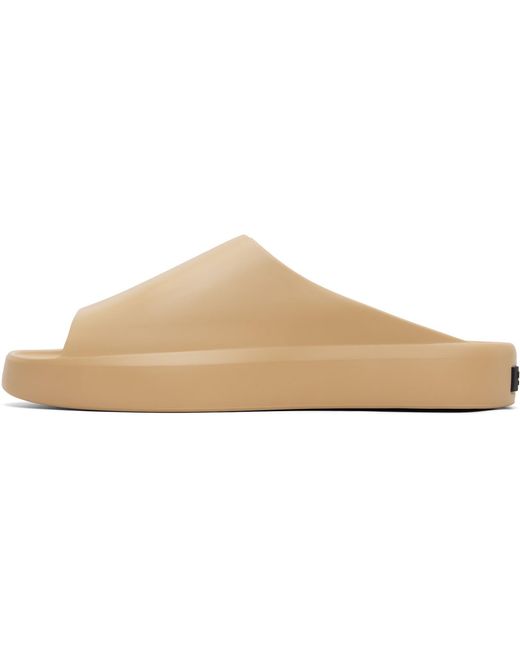 Fear Of God Natural Tan Essentials Los Feliz Slides for men