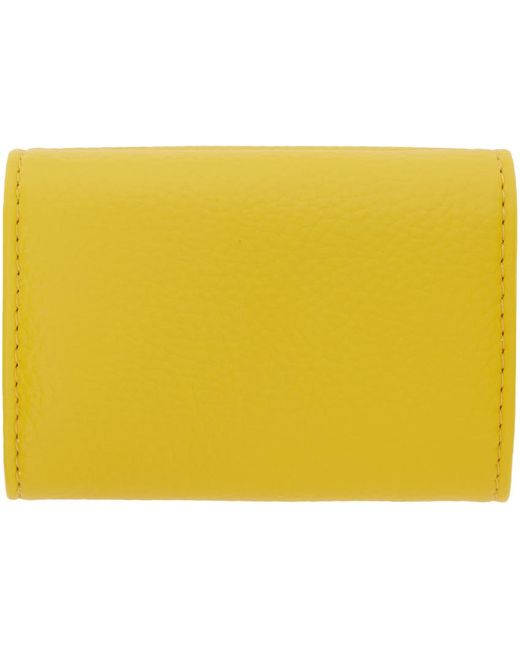 Portefeuille enveloppe jaune en cuir synthétique recyclé Vivienne Westwood pour homme en coloris Yellow