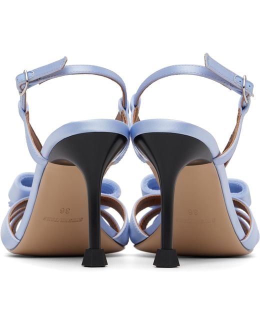 ShuShu/Tong Blue Bow Detail Heeled Sandals
