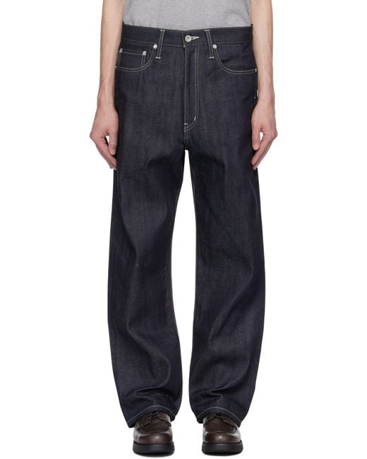 Neighborhood Blue Rigid Dp Basic Jeans for men