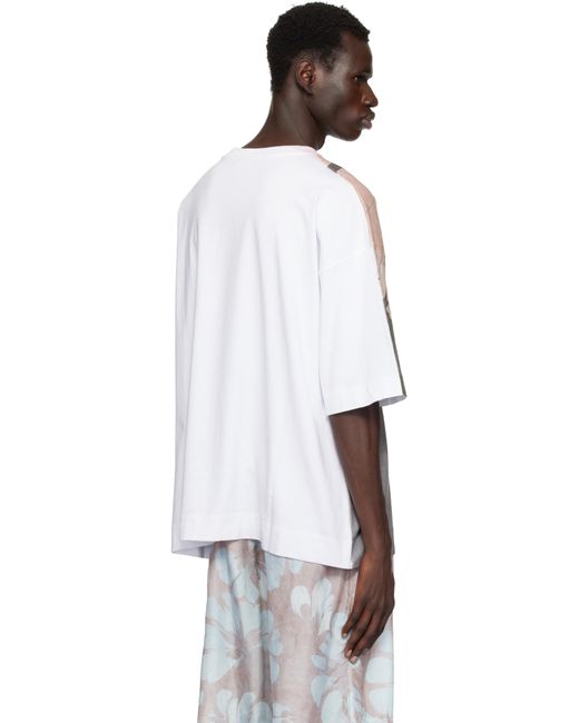 【関税込み】Dries Van Noten ピンク＆グレー プリントTシャツ メンズ Dries Van Noten ピンク＆グレー プリントTシャツ | Lyst
