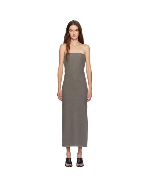 Rier Black Walker Bustier Midi Dress