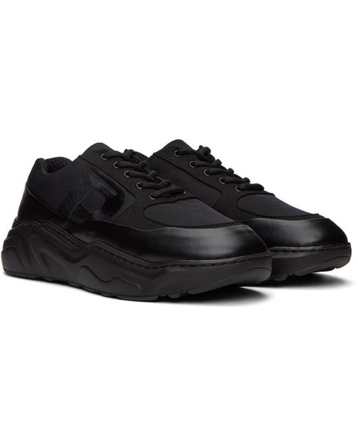 Phileo Black Runner Sneakers for men