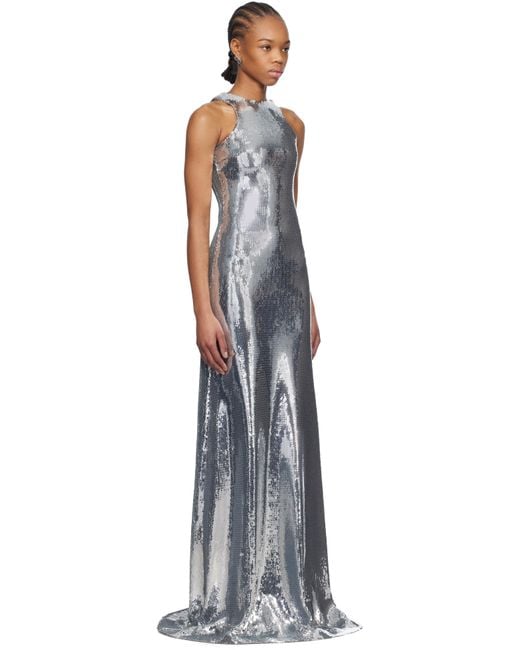 Monot Black Tank Top Sequin Maxi Dress
