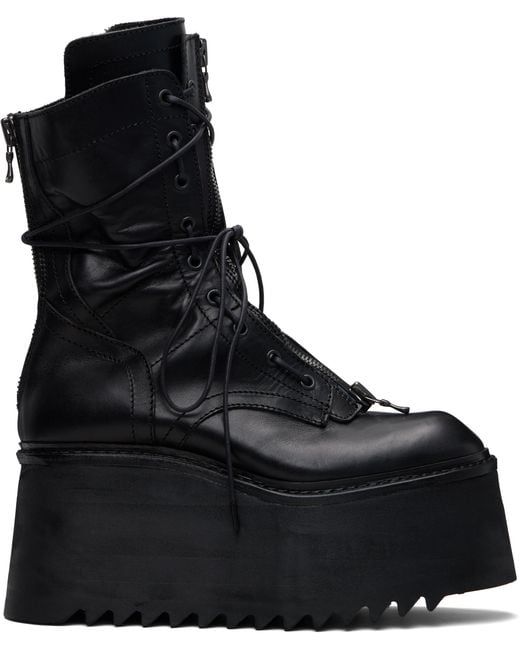 Julius Black Military Taros Boots for men