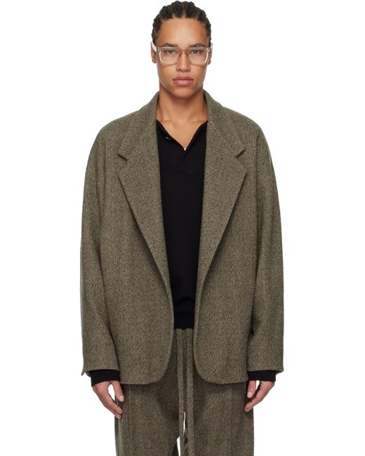 メンズ Fear Of God ブラウン California テーラードジャケット Black