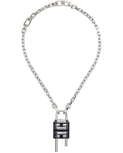 Givenchy Multicolor Small Lock Necklace for men