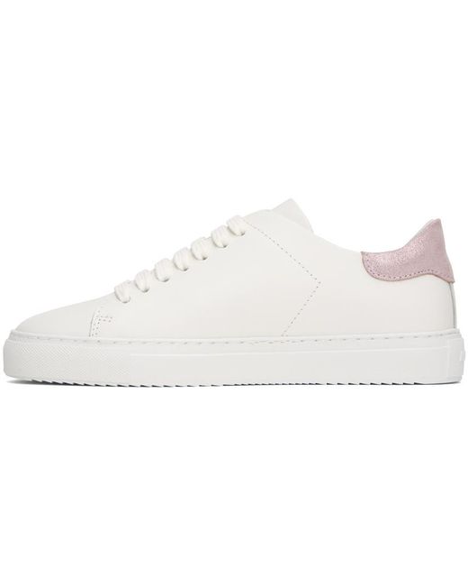 Axel Arigato Black White & Pink Clean 90 Sneakers