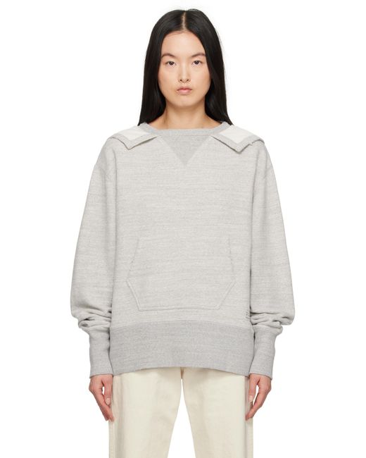 Maison Margiela グレー Stamp Logo フーディ White