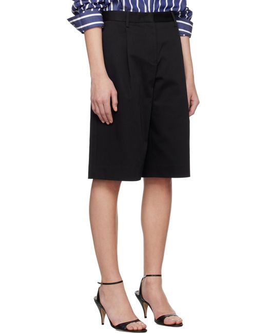 Matteau ブラック Long チノショートパンツ Black