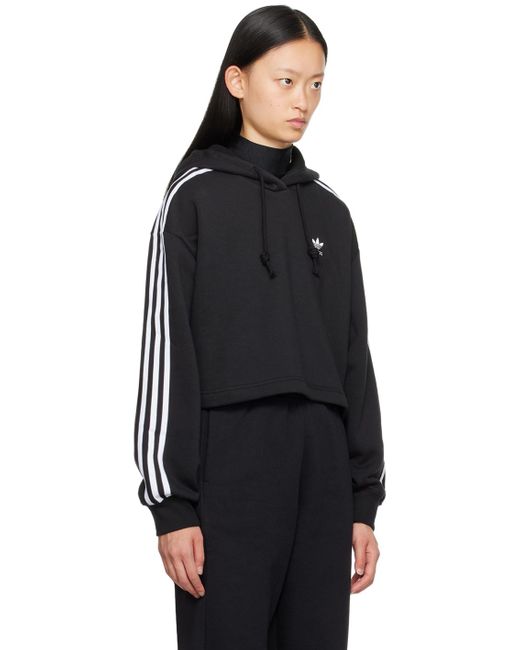 Adidas Originals Black Adicolor 3-Stripes Hoodie