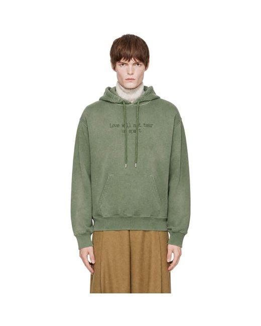 Egonlab Green Tinder X Safe Place Edition 'Love' Hoodie for men