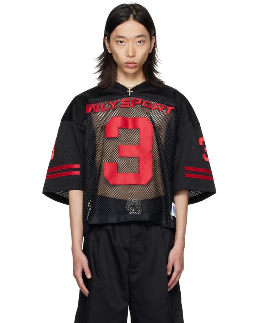 Willy Chavarria Red 'Willy' Football Jersey for men