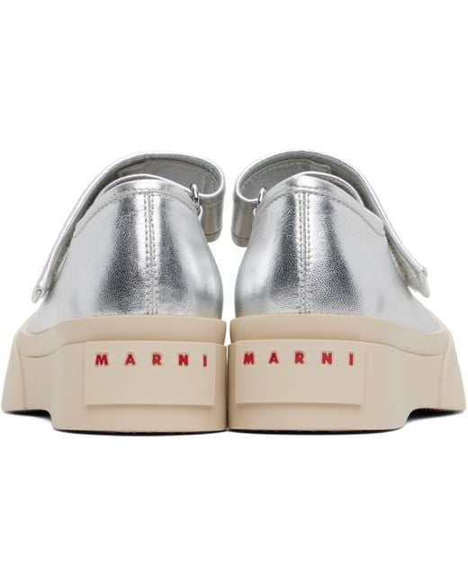 【本日のみ販売】MARNI シルバー メリージェーン ハイヒール 本日のみ販売】MARNI シルバー メリージェーン ハイヒール