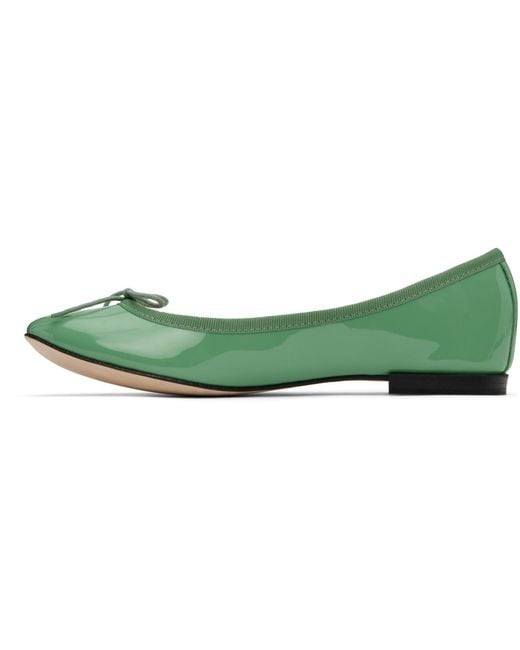 Repetto Green Ssense Exclusive Cendrillon Ballerina Flats